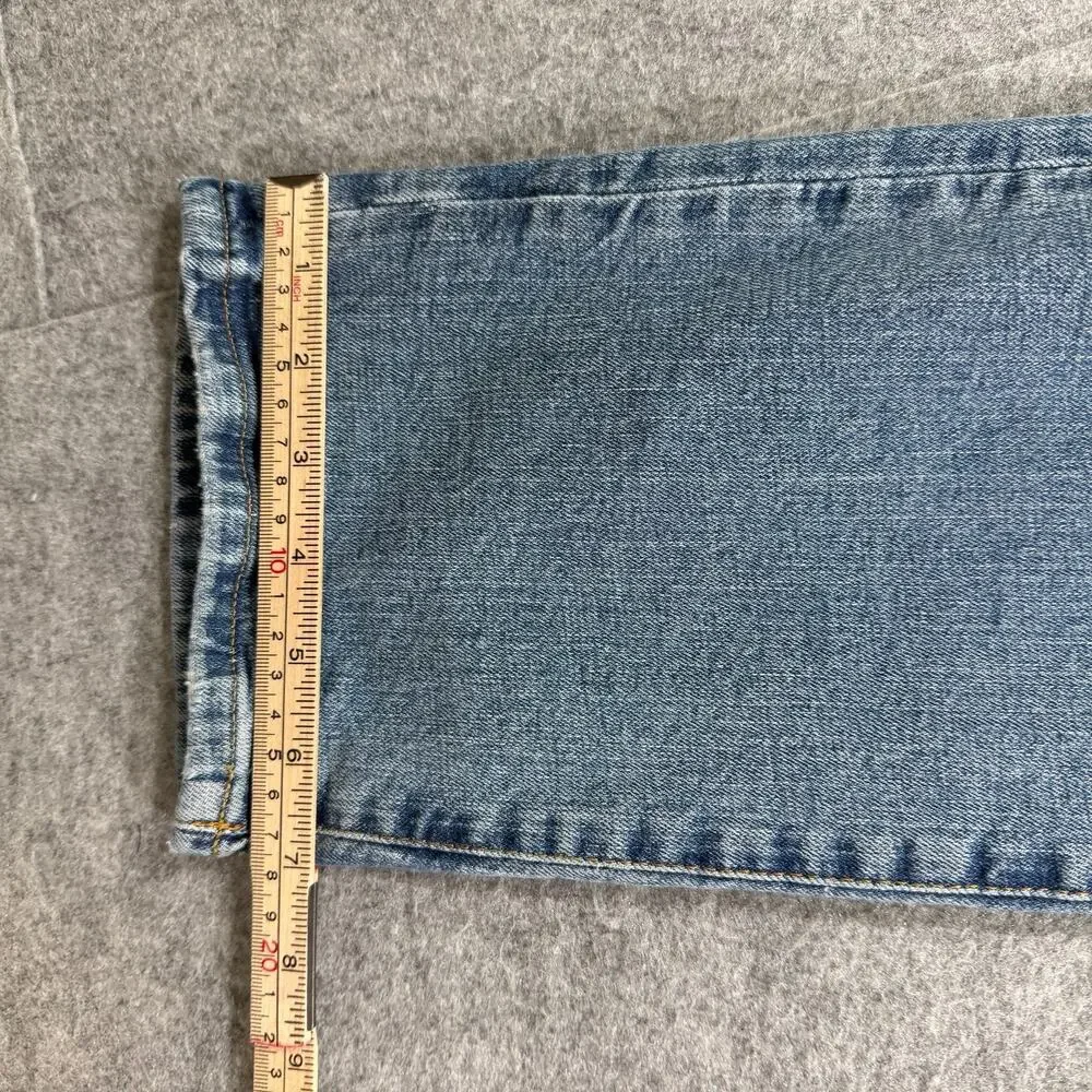 Polo Ralph Lauren Varick Slim Straight Jeans Mens 33x32 Light Blue Wash Stretch
